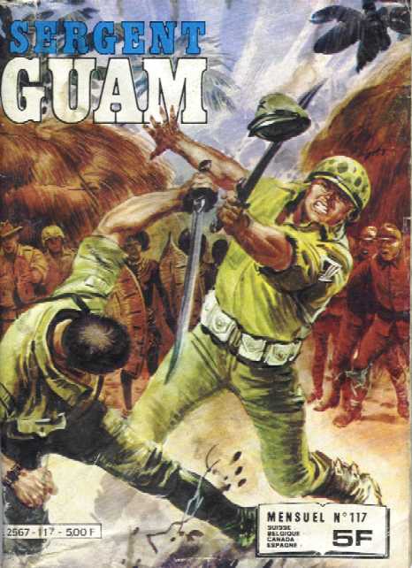 Scan de la Couverture Sergent Guam n 117